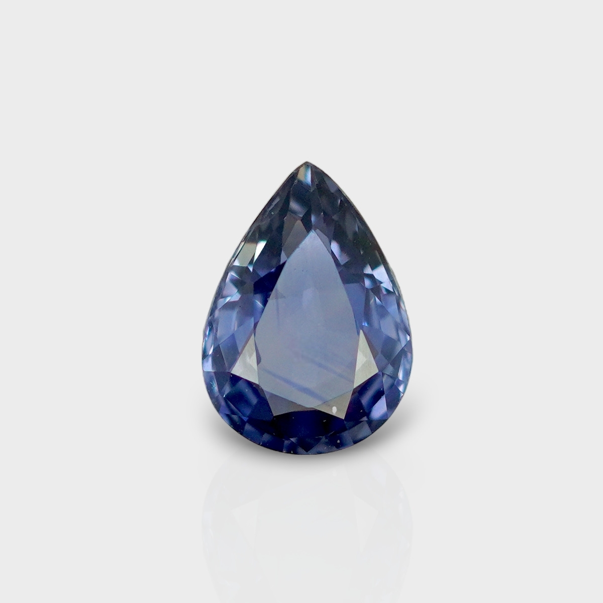 Cts Natural Blue Sapphire Faceted Pear Loose Gemstone