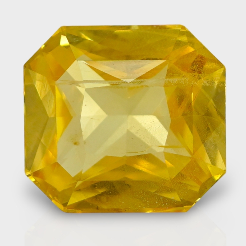 1.57 cts Natural Yellow shops Sapphire Loose Gemstone Octagon Cut